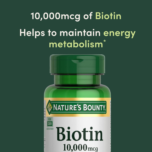 Nature's Bounty Biotin, Hair, Skin & Nails Support, 10,000mcg, 120ct.