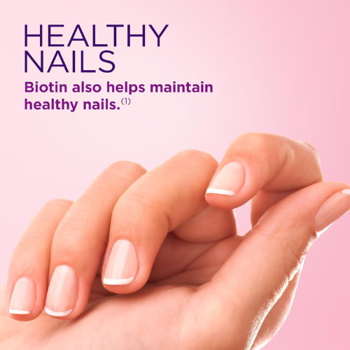 Nature's Bounty Hair, Skin & Nails Gummies, Biotin 2500mcg, Strawberry, 80ct.