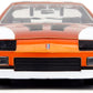 Jada Toys Cheetos 1:24 1985 Chevy Camaro Z28 Die-Cast Car & 2.75" Chester Cheetah Figure, Orange