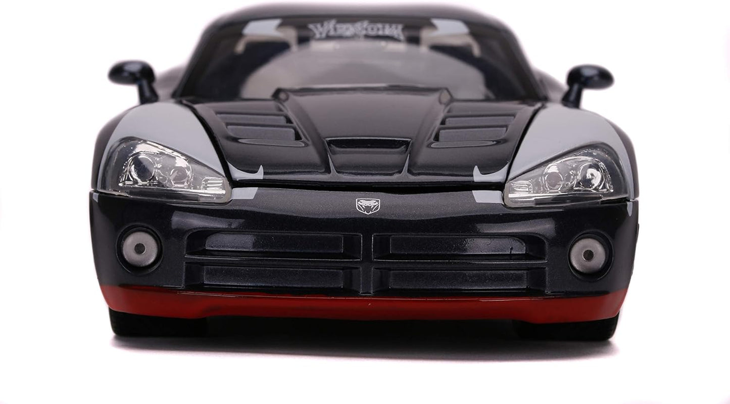 Jada 1:24 Diecast 2008 Viper with Venom Figure, Unisex Adult