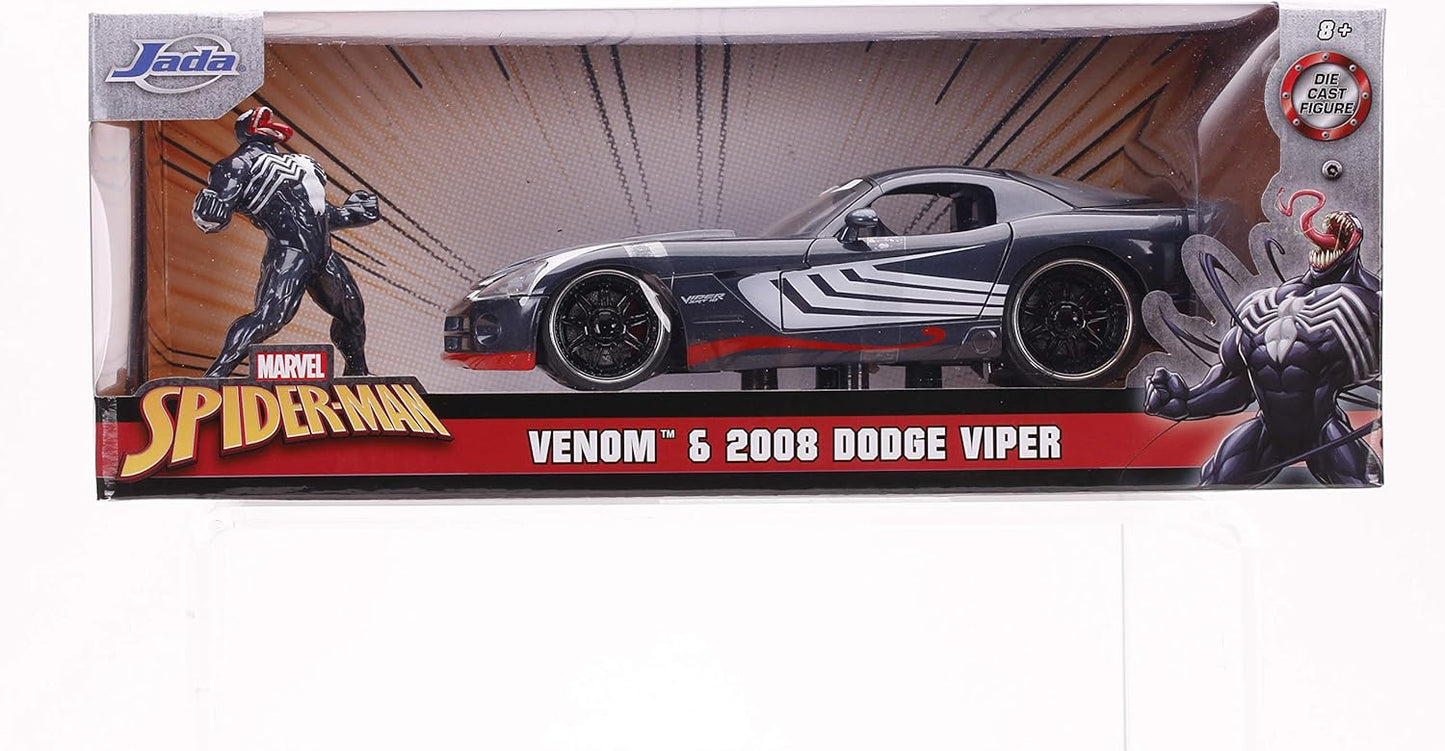 Jada 1:24 Diecast 2008 Viper with Venom Figure, Unisex Adult