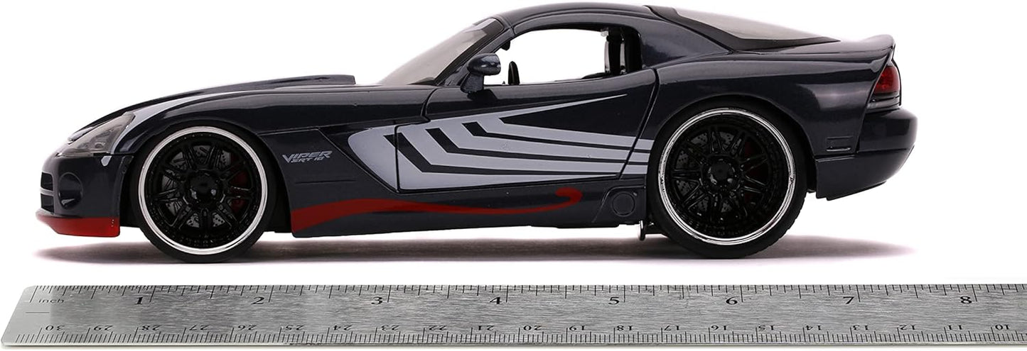 Jada 1:24 Diecast 2008 Viper with Venom Figure, Unisex Adult